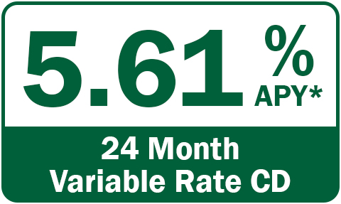 Variable Rate CD Rate Table